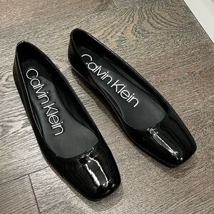 Calvin Klein Glossy Black Loafers